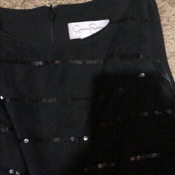 Jessica Simpson black sequin dress - Picture 2 of 3